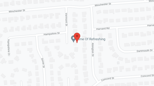 Map of the neighborhood around Time of Refreshing LLC