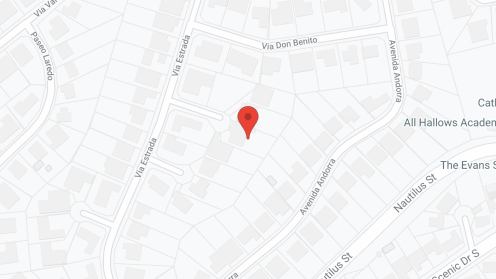 Map of the neighborhood around Lilly's Villa