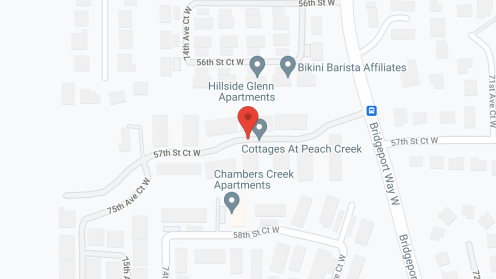 Map of the neighborhood around The Cottages at Peach Creek