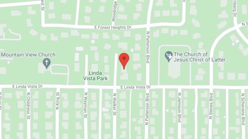 Map of the neighborhood around Eldercare Springs