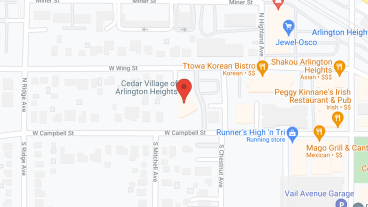 Cedar Village of Arlington Heights in google map