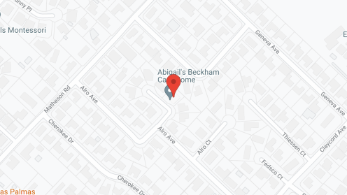Map of the neighborhood around Abigail's Beckham Care Home