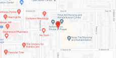 The Clairmont Tyler in google map