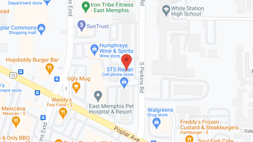 Map of the neighborhood around Embassy Apartments