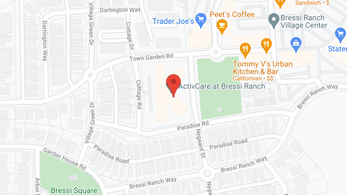 Map of the neighborhood around ActivCare at Bressi Ranch