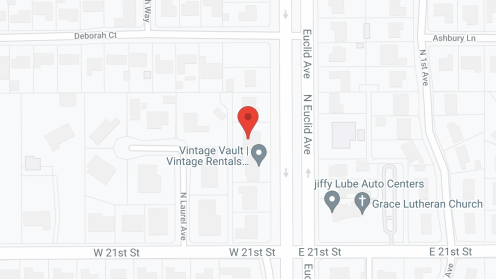 Map of the neighborhood around Gracious Living