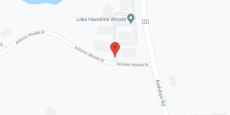 Lake Hazeltine Woods in google map