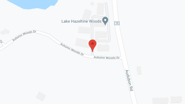 Lake Hazeltine Woods in google map