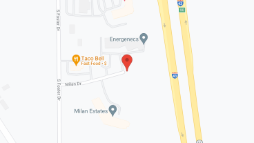 Milan Estates in google map