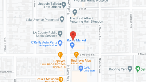 Map of the neighborhood around Ace Senior Care Manor