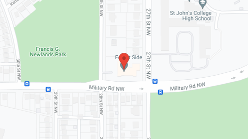 Map of the neighborhood around Forest Side Memory Care