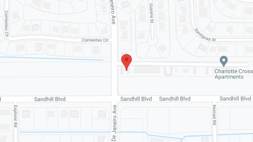 Map of the neighborhood around Charlotte Crossing Apartments