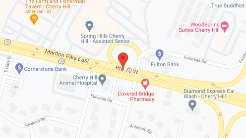 Map of the neighborhood around Spring Hills Cherry Hill