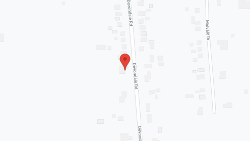 Map of the neighborhood around Rochester Harmony