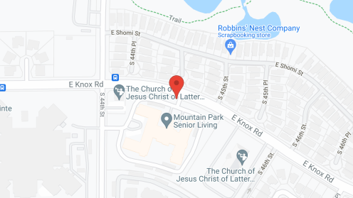 Map of the neighborhood around Mountain Park Senior Living