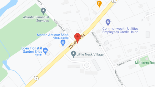 Map of the neighborhood around Little Neck Village