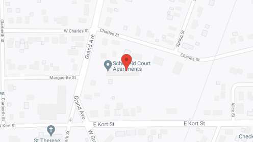 Map of the neighborhood around Schofield Court