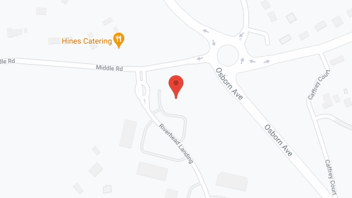 Map of the neighborhood around Riverhead Landing