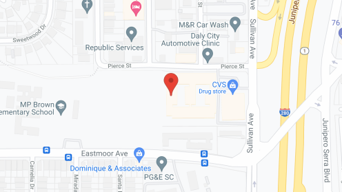 Map of the neighborhood around Peninsula Del Rey