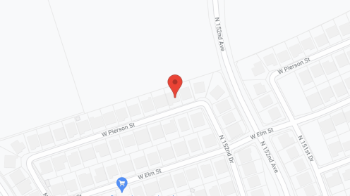 Map of the neighborhood around Villa Serene Palm Valley