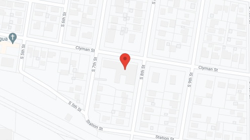 Map of the neighborhood around The Landmark Building