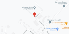 Milestone Senior Living Hillsboro in google map