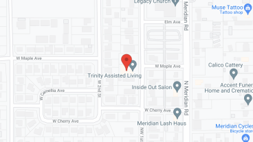Trinity at 1st Street in google map