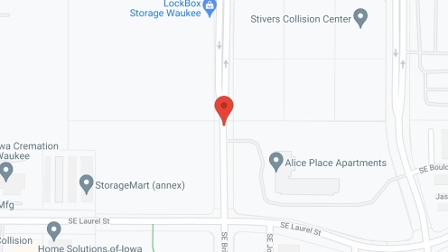 Map of the neighborhood around Thomas Place at Waukee