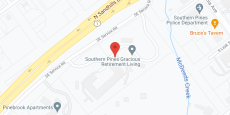 Southern Pines in google map