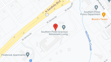 Southern Pines in google map