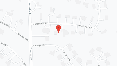 Map of the neighborhood around Greenbriar Home