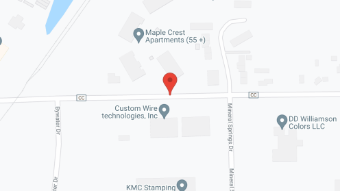 Map of the neighborhood around Maple Crest Apartments
