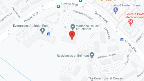 Map of the neighborhood around Madonna House