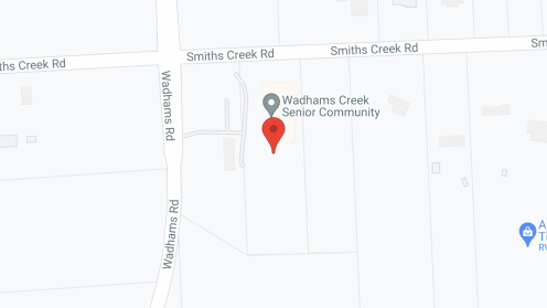 Map of the neighborhood around Sandalwood Creek