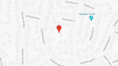 Map of the neighborhood around Garden Villa