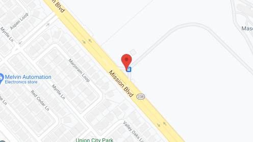Map of the neighborhood around Acacia Creek, a CCRC