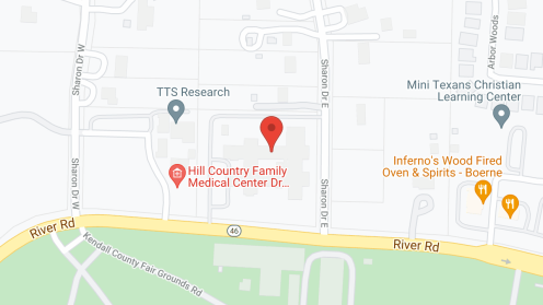 Map of the neighborhood around Cibolo Creek