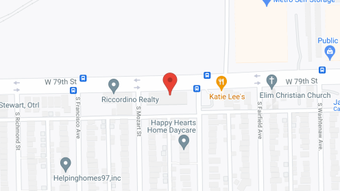 Map of the neighborhood around Wrightwood Senior Apartments