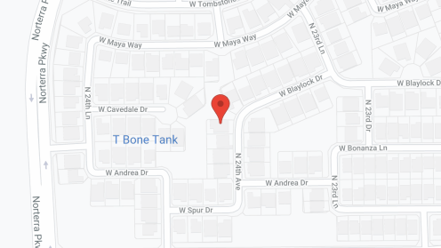 Map of the neighborhood around Azalea Blooms
