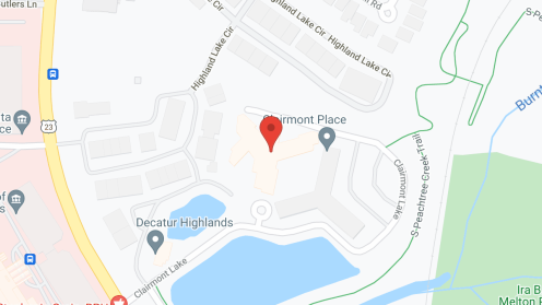 Map of the neighborhood around Montclair Assisted Living
