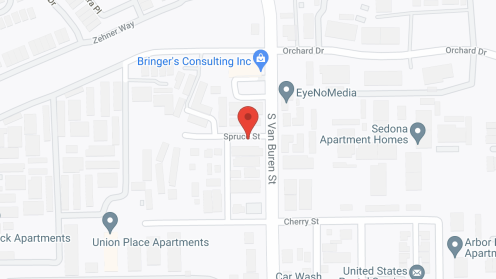 Map of the neighborhood around Versa-Care Homes I
