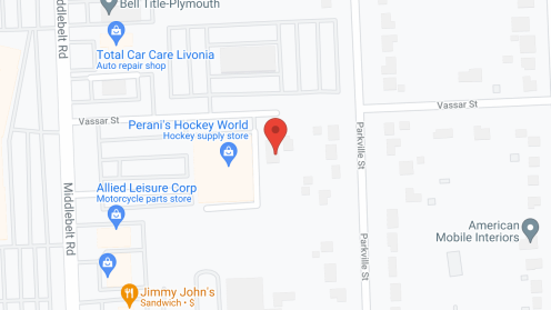 Map of the neighborhood around Livonia Manor
