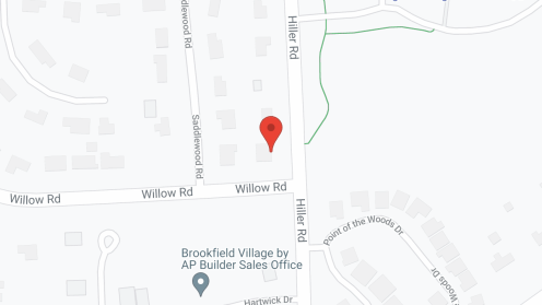 Map of the neighborhood around Marshbank Manor