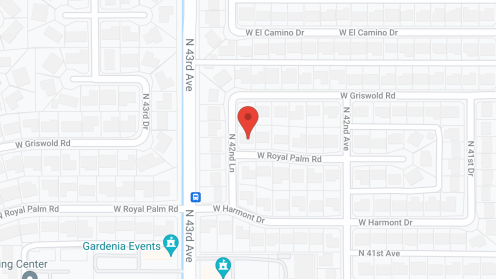 Map of the neighborhood around Royal Palm ALH #2