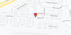 Albany Woods in google map