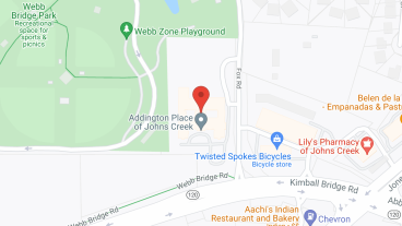 Addington Place of John’s Creek in google map