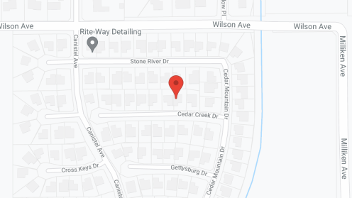 Map of the neighborhood around Joyce's Tender Care
