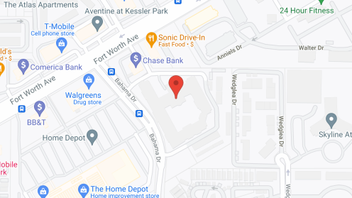 Map of the neighborhood around Aventine At Kessler Park
