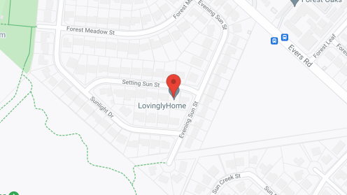 Map of the neighborhood around LovinglyHome