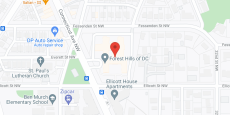 Forest Hills of DC in google map